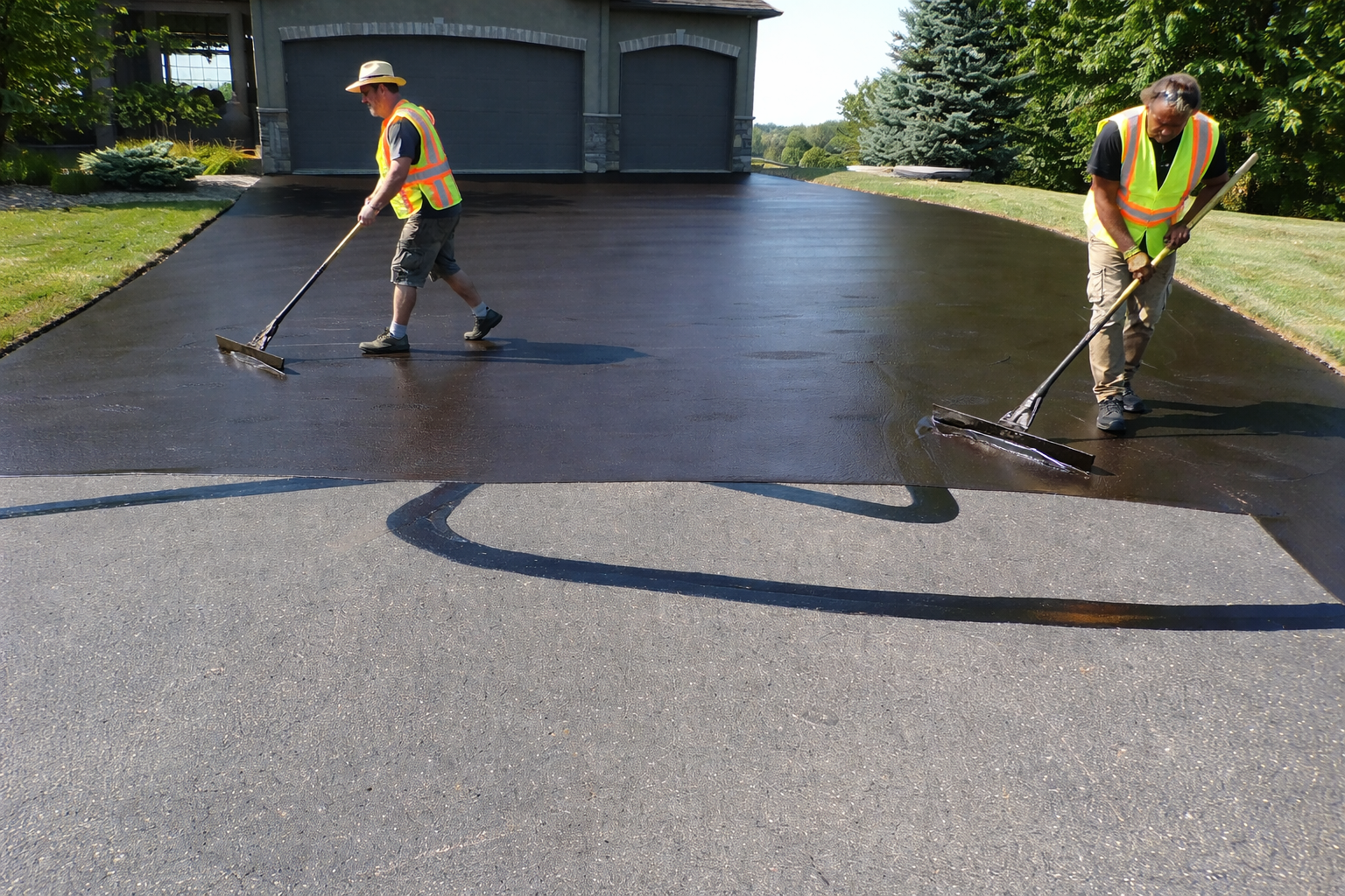 Professional parking lot coating and striping services in South Florida